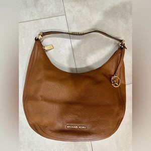 Michael Kors Lydia Pebbled brown Leather Bag
